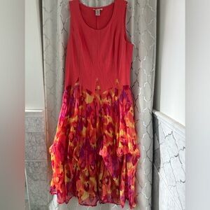 Vibrant Multicolor Sleeveless Dress